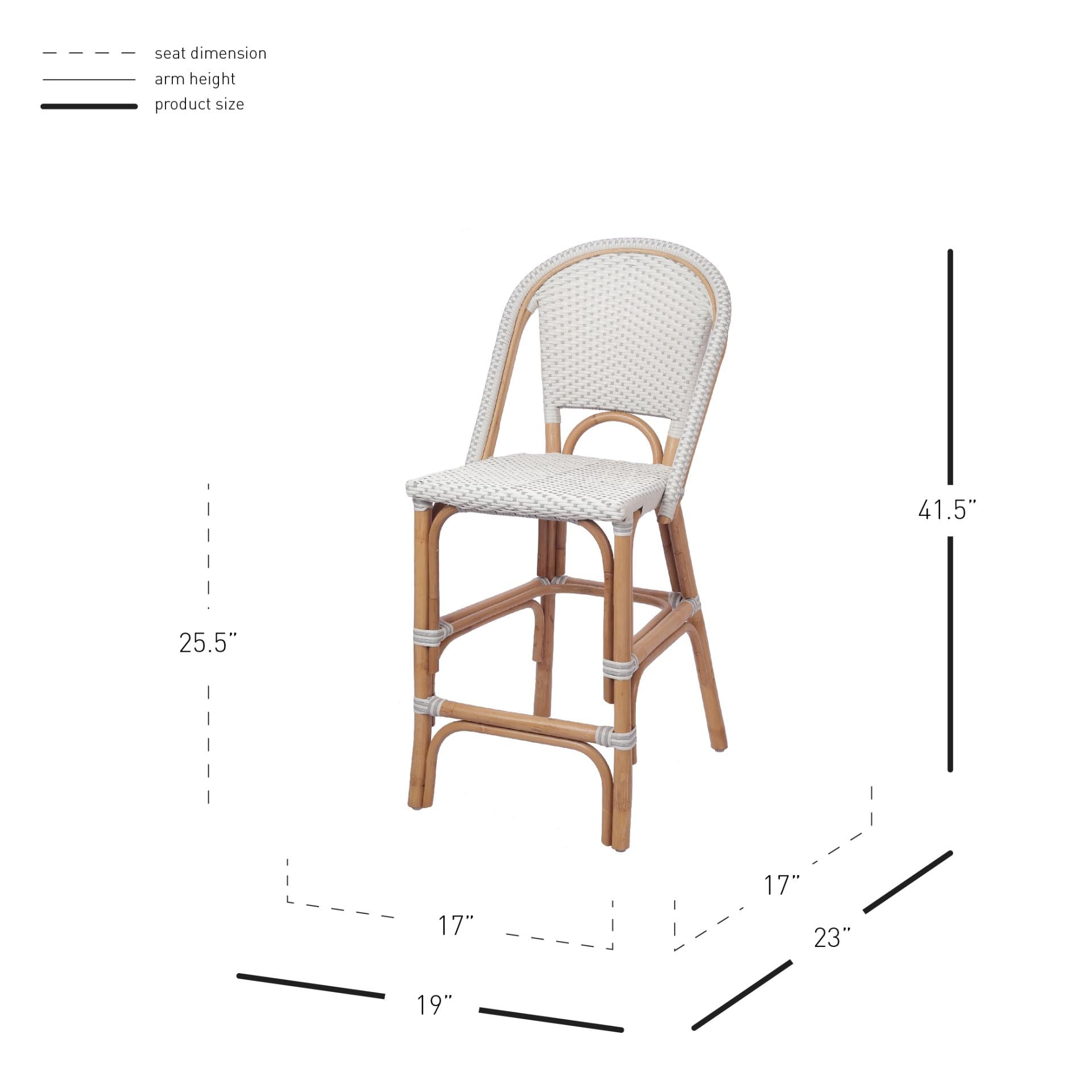 Avignon Paris Bistro Counter Stool - What A Room