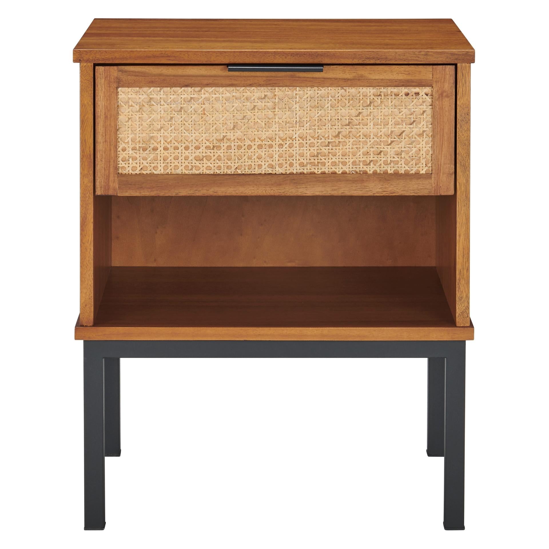 Caine Rattan Night Stand/ Side Table - What A Room