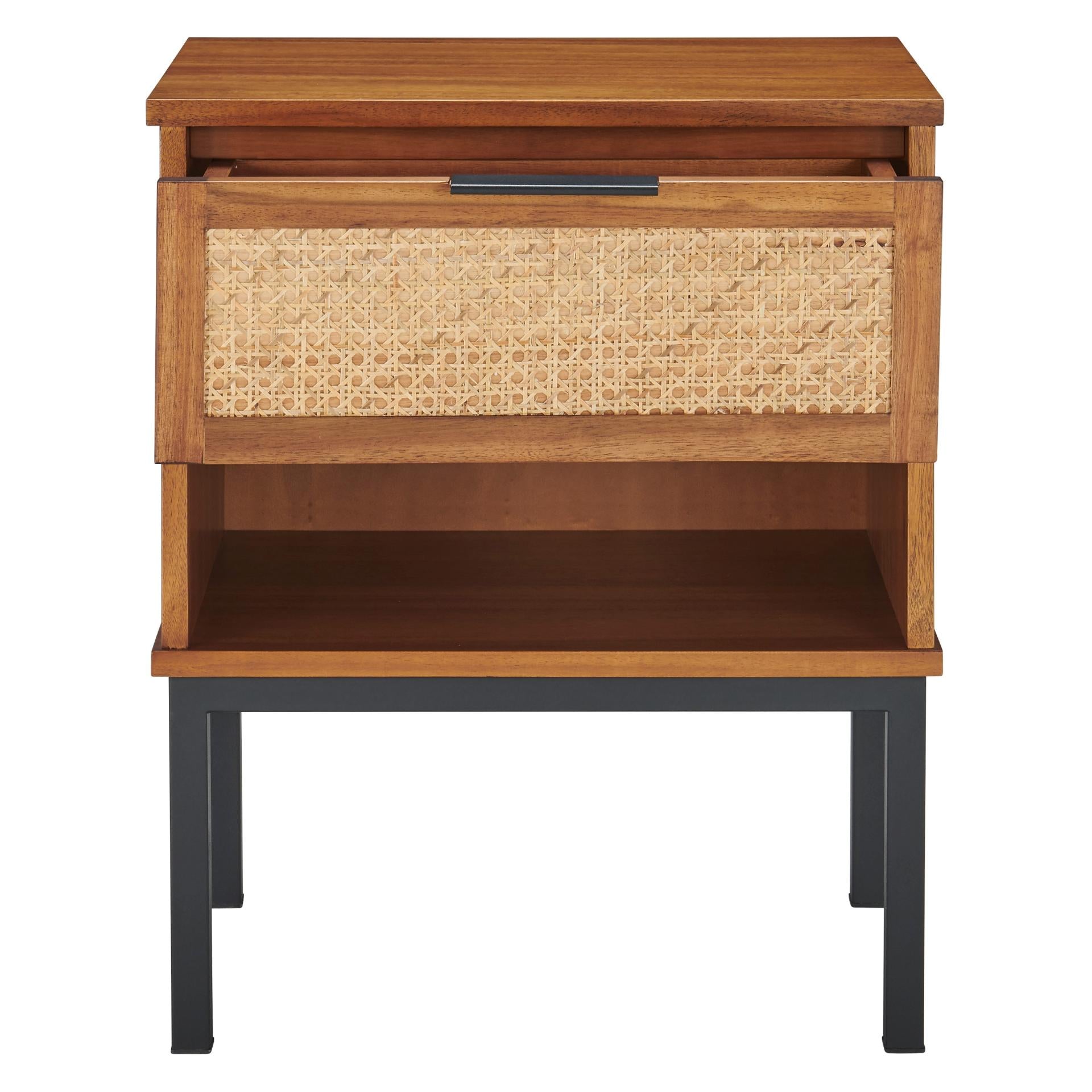Caine Rattan Night Stand/ Side Table - What A Room