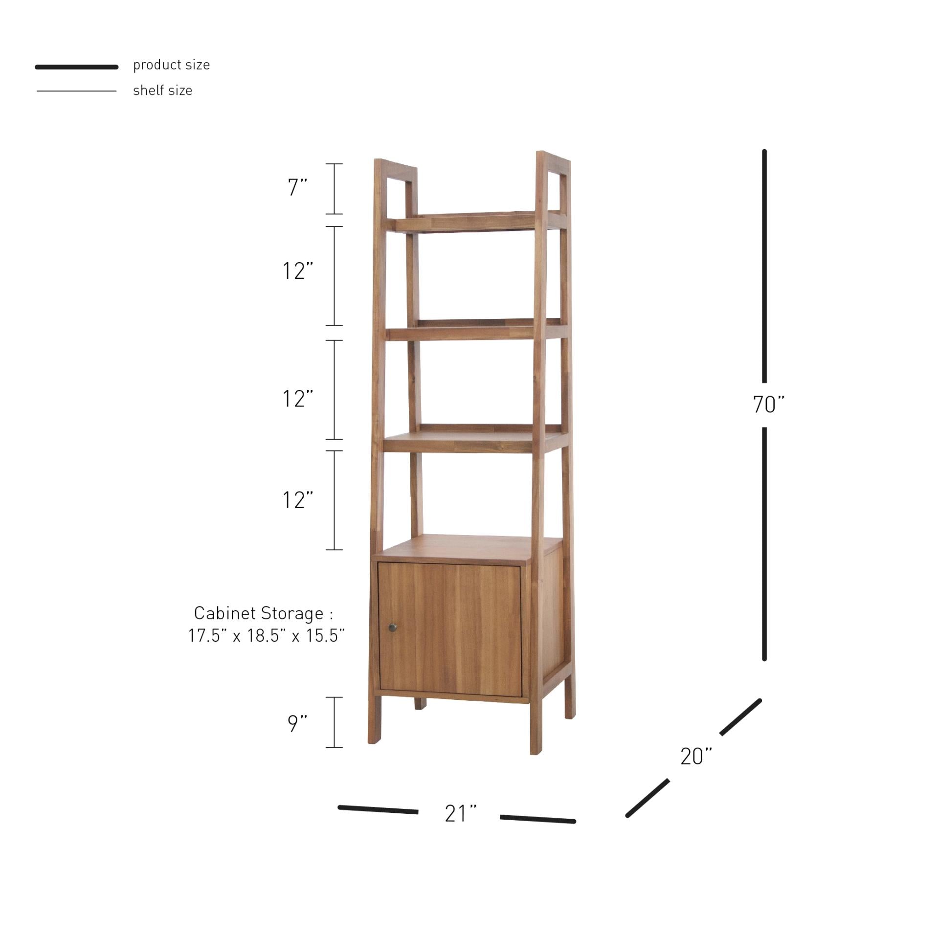 Henley KD Wall Bookcase - What A Room