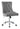 Tufted Back Office Chair Grey and Chrome - What A Room