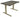 Myers Adjustable Height Standing Desk Weathered Pine and Antique Ivory - What A Room