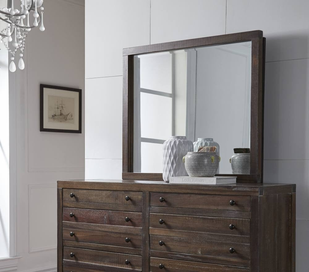 Townsend Solid Wood Beveled Glass Mirror - What A Room