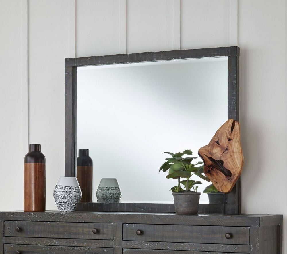 Townsend Solid Wood Beveled Glass Mirror - What A Room