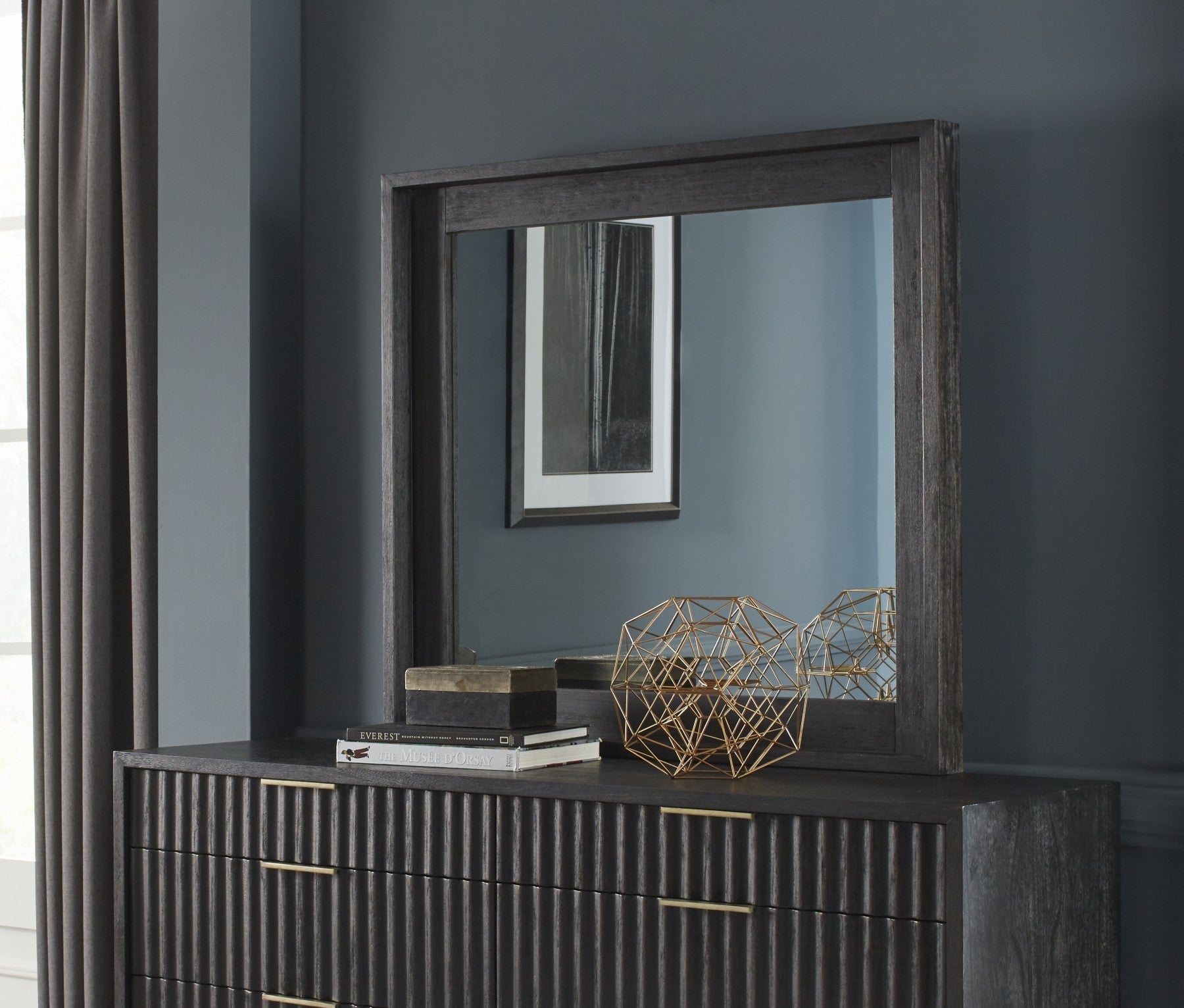 Kentfield Solid Wood Beveled Glass Mirror - What A Room