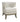 Barrel Back Accent Chair White and Weathered Grey - What A Room