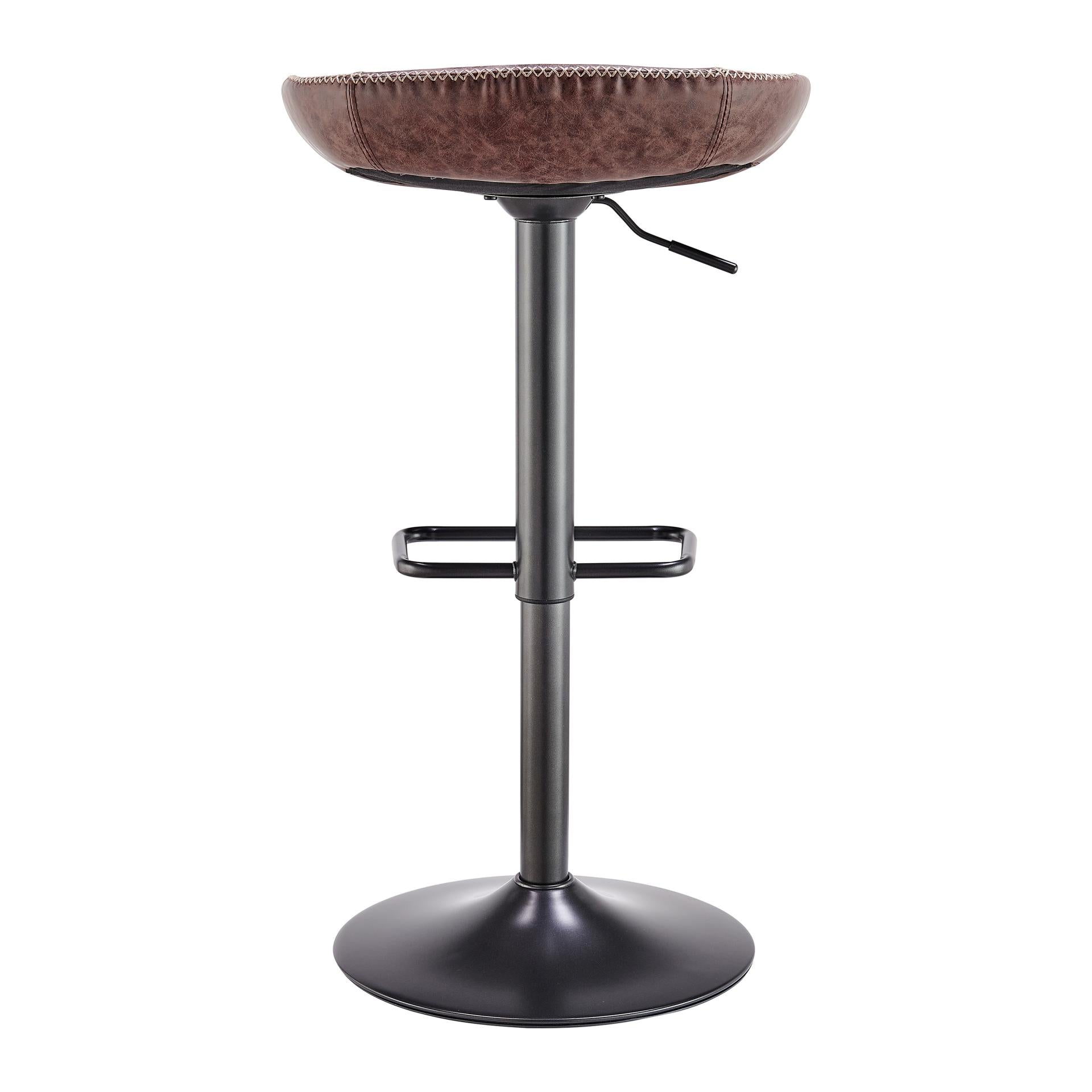 Rogue KD PU Gaslift Bar Stool - What A Room