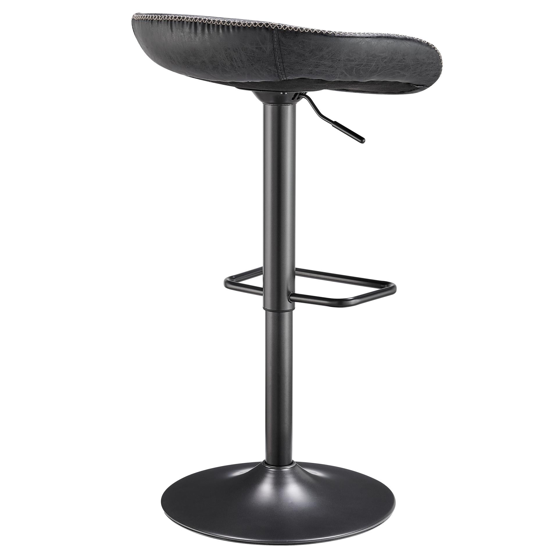 Rogue KD PU Gaslift Bar Stool - What A Room