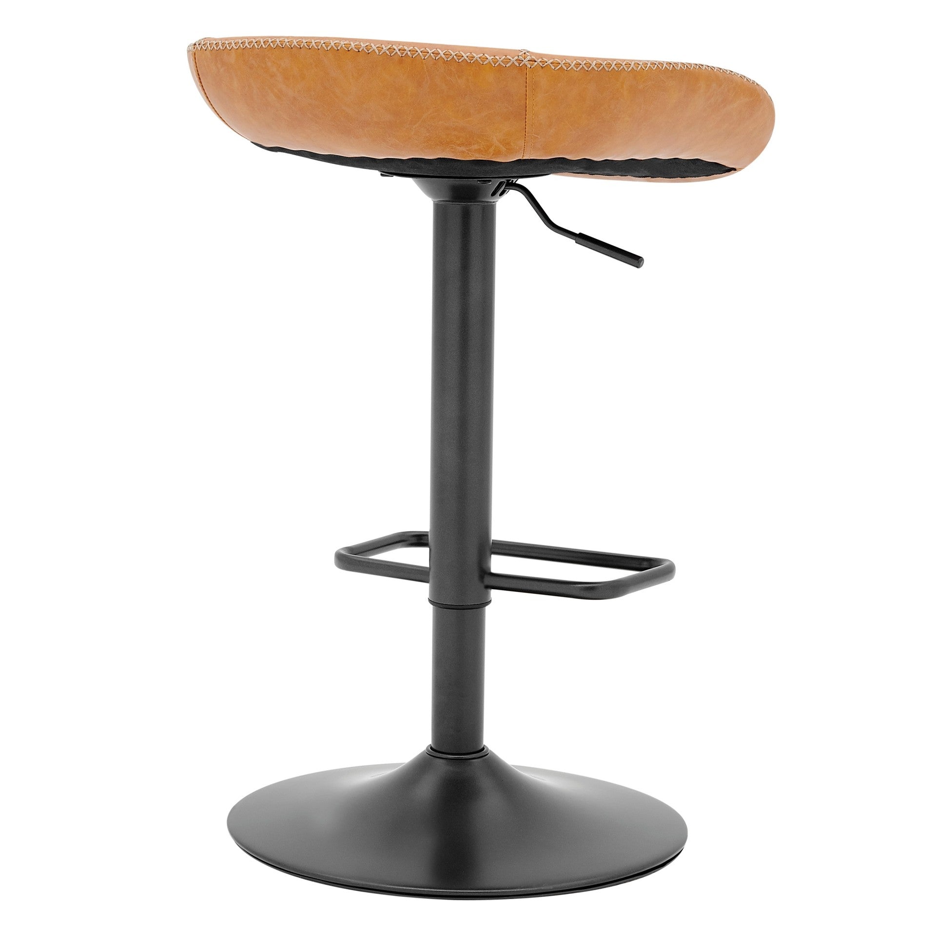 Rogue KD PU Gaslift Bar Stool - What A Room