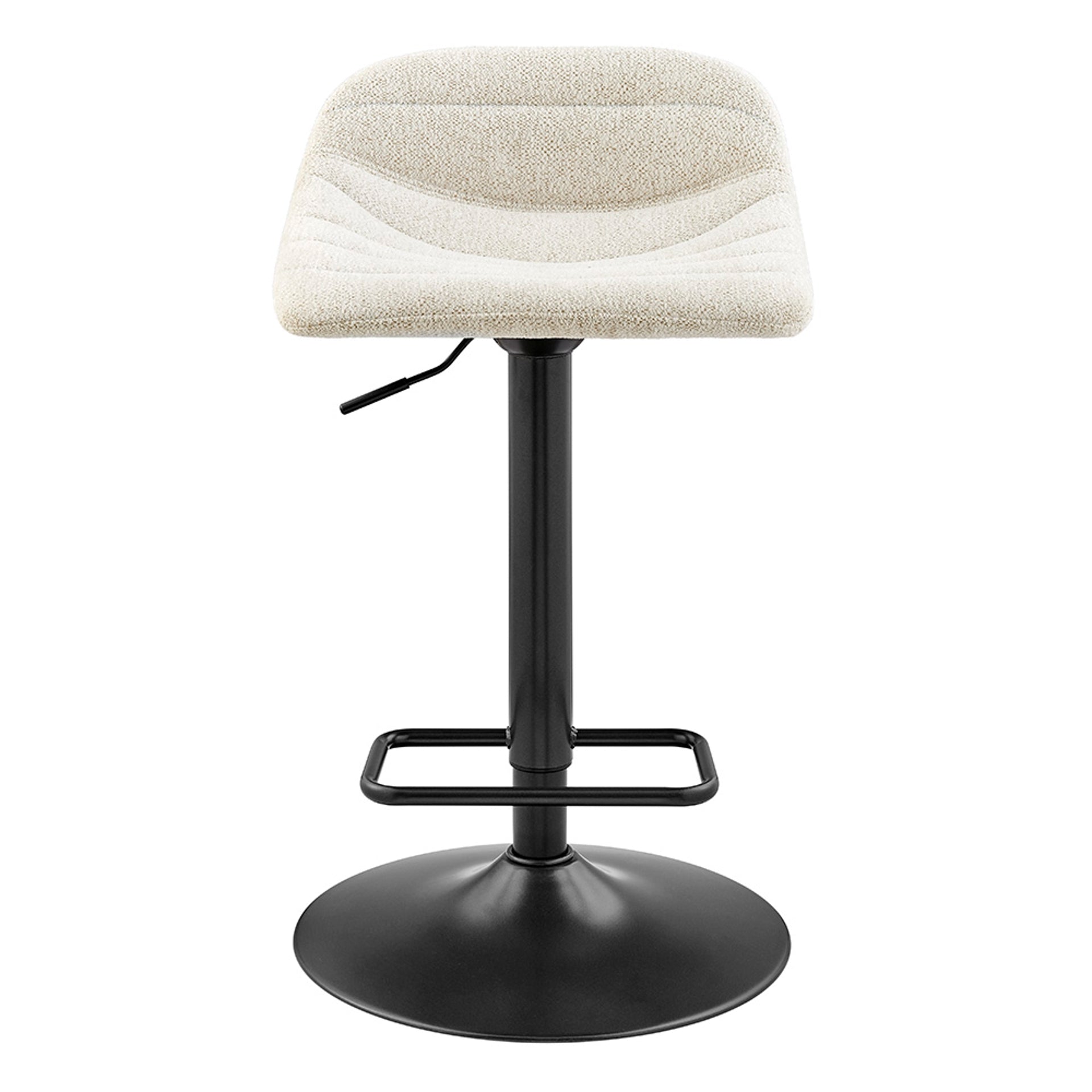 Koa Fabric Gaslift Swivel Bar Stool - What A Room