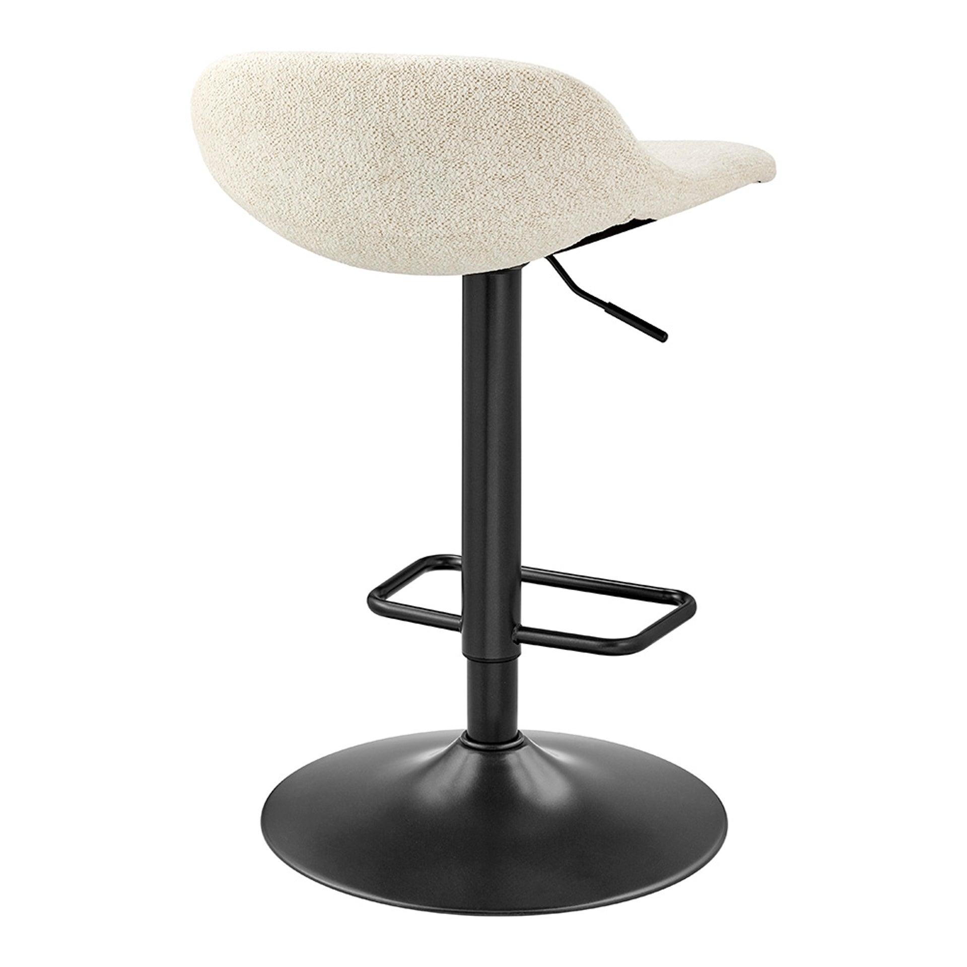 Koa Fabric Gaslift Swivel Bar Stool - What A Room