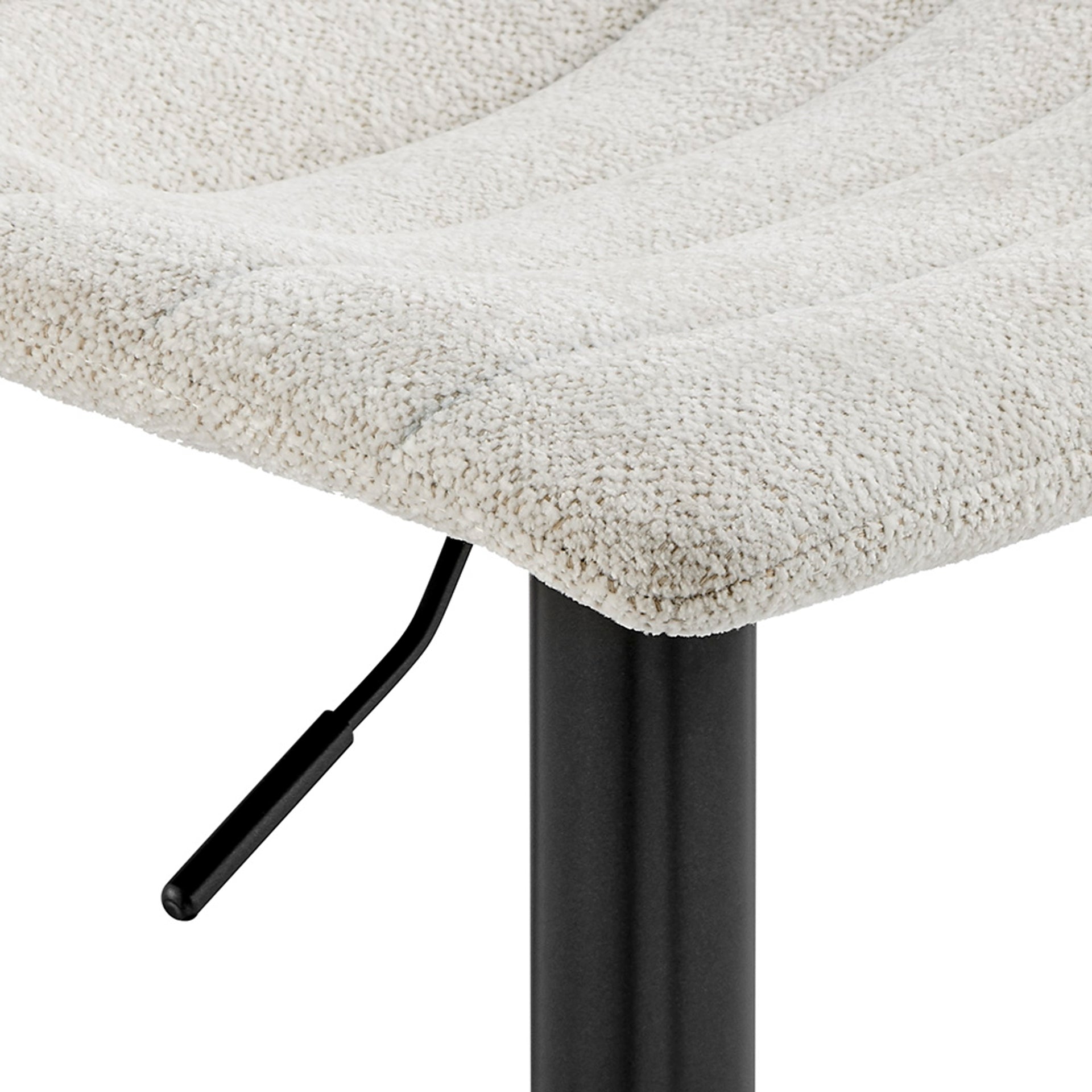 Koa Fabric Gaslift Swivel Bar Stool - What A Room