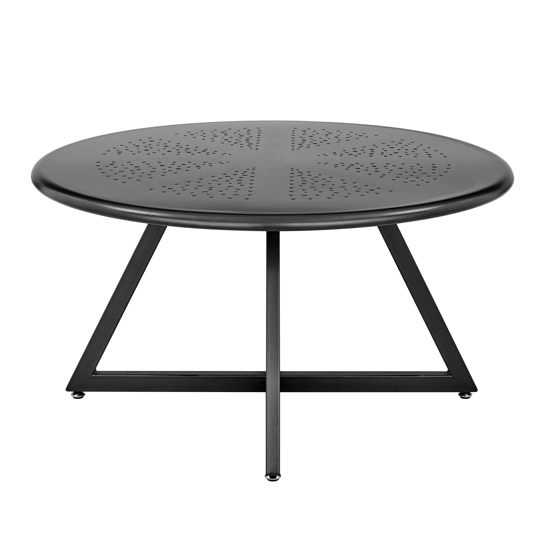 Markle Outdoor Metal Round Coffee Table - What A Room