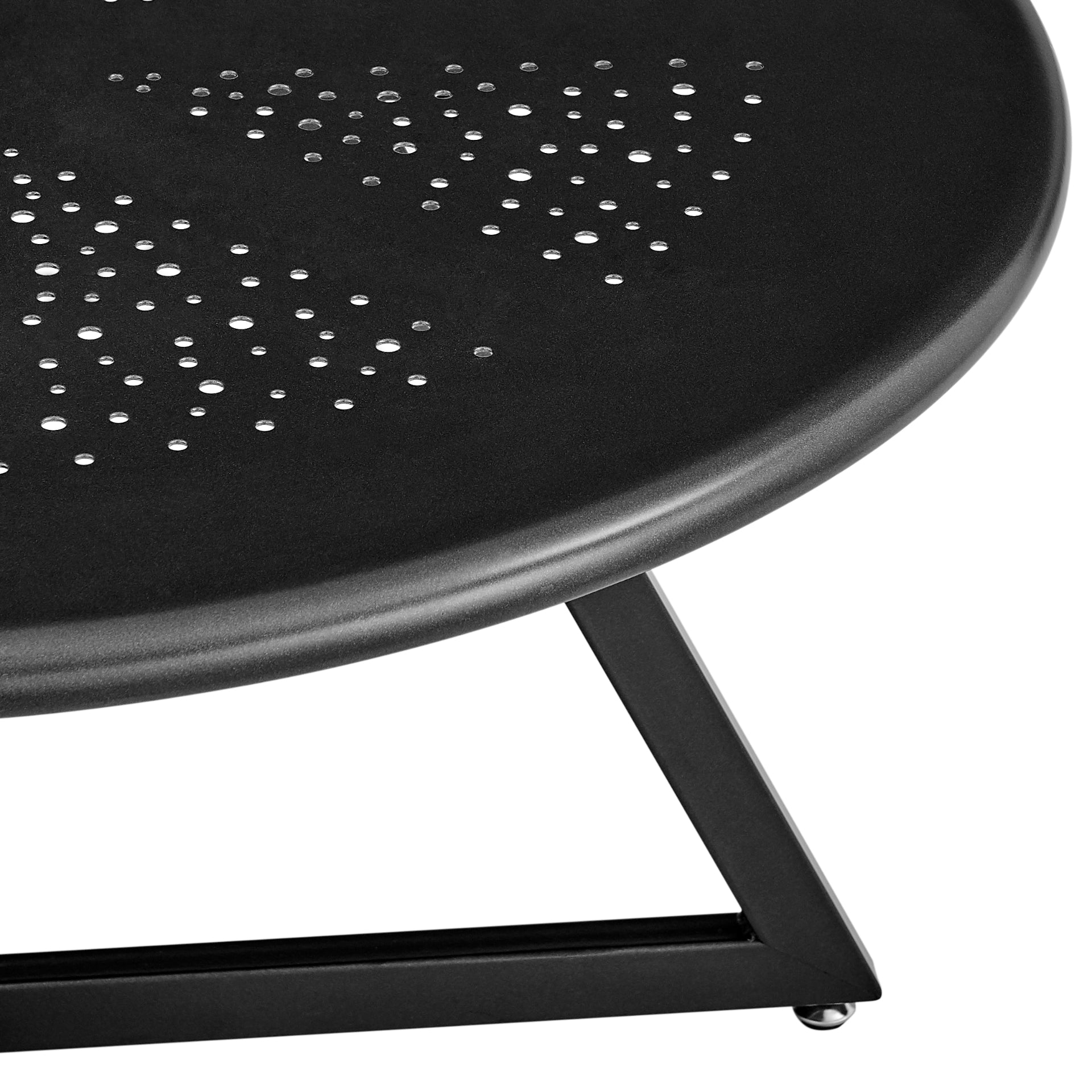 Markle Outdoor Metal Round Coffee Table - What A Room