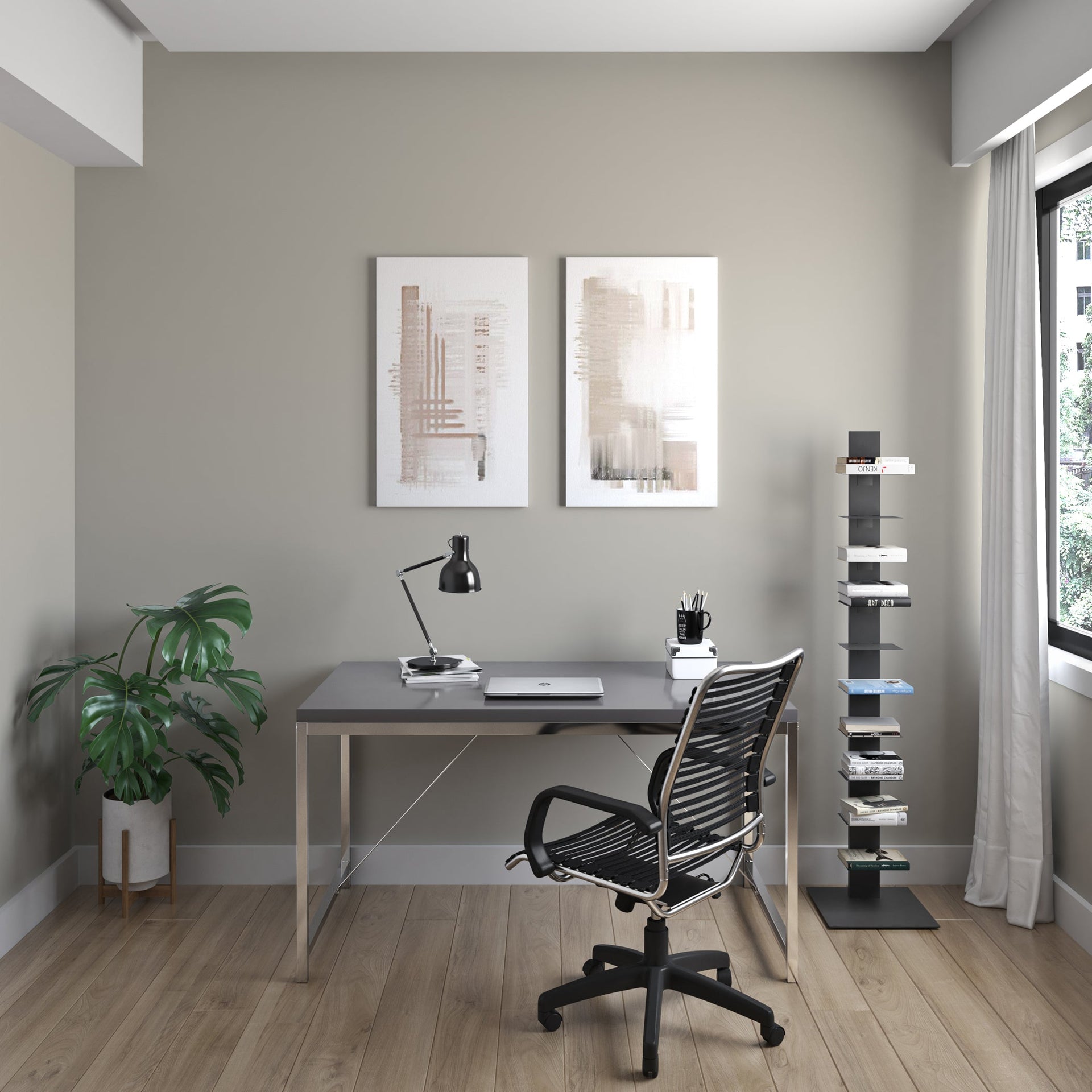 Sapiens 60-inch Bookcase Tower - What A Room