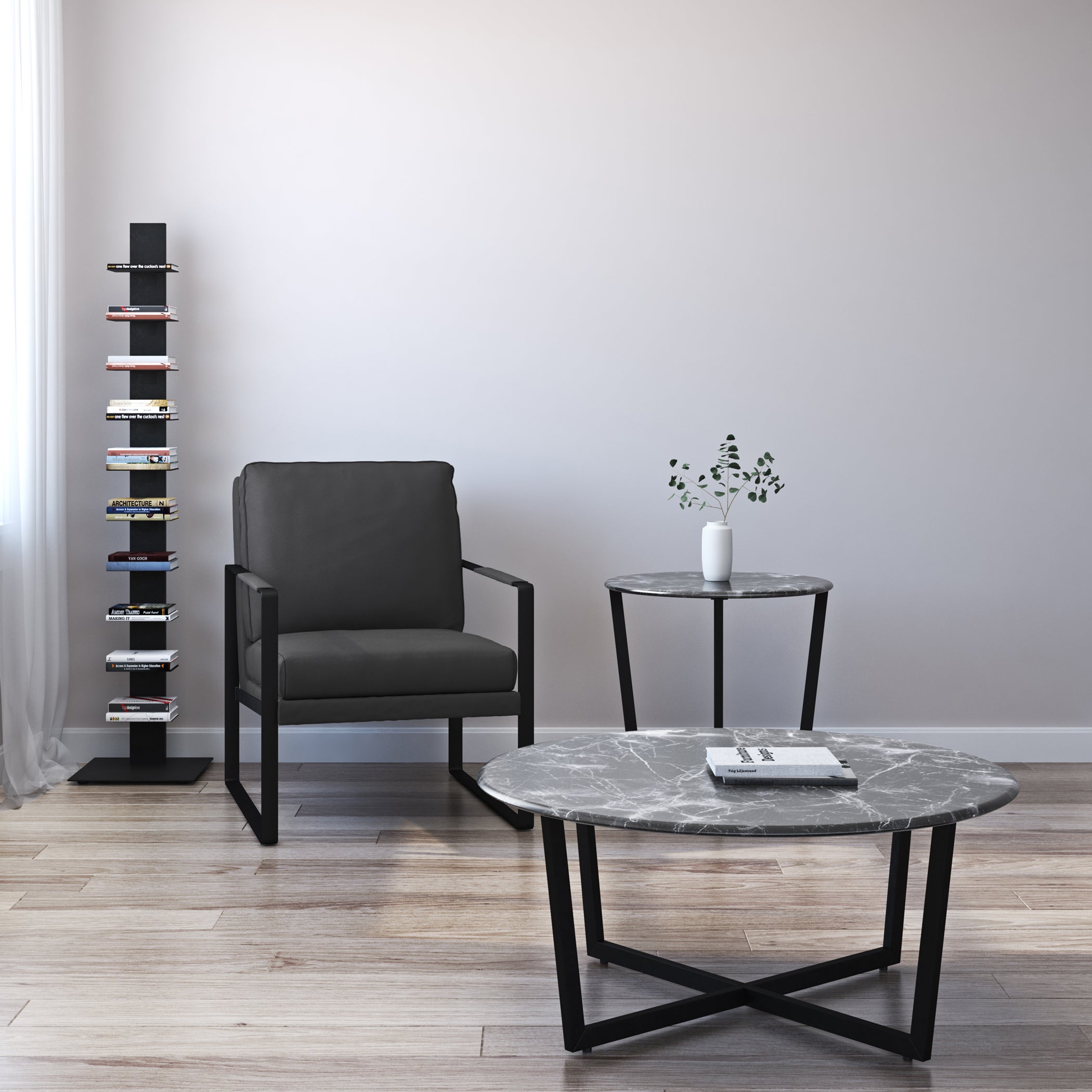Sapiens 60-inch Bookcase Tower - What A Room