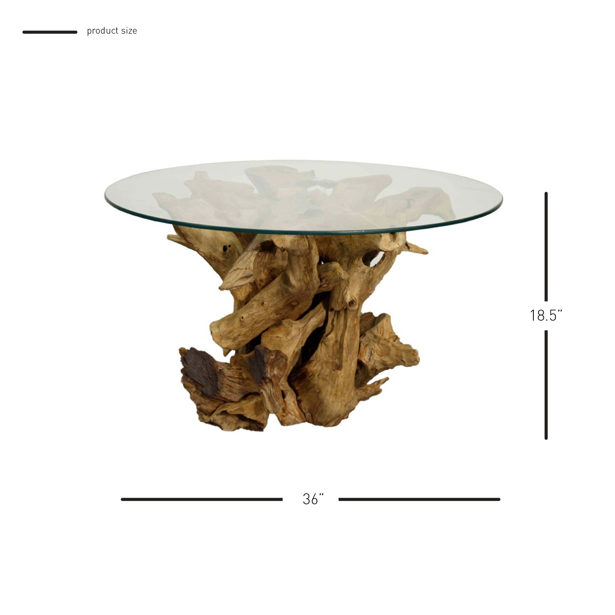 Rego Reclaimed Teak Root Coffee Table - What A Room