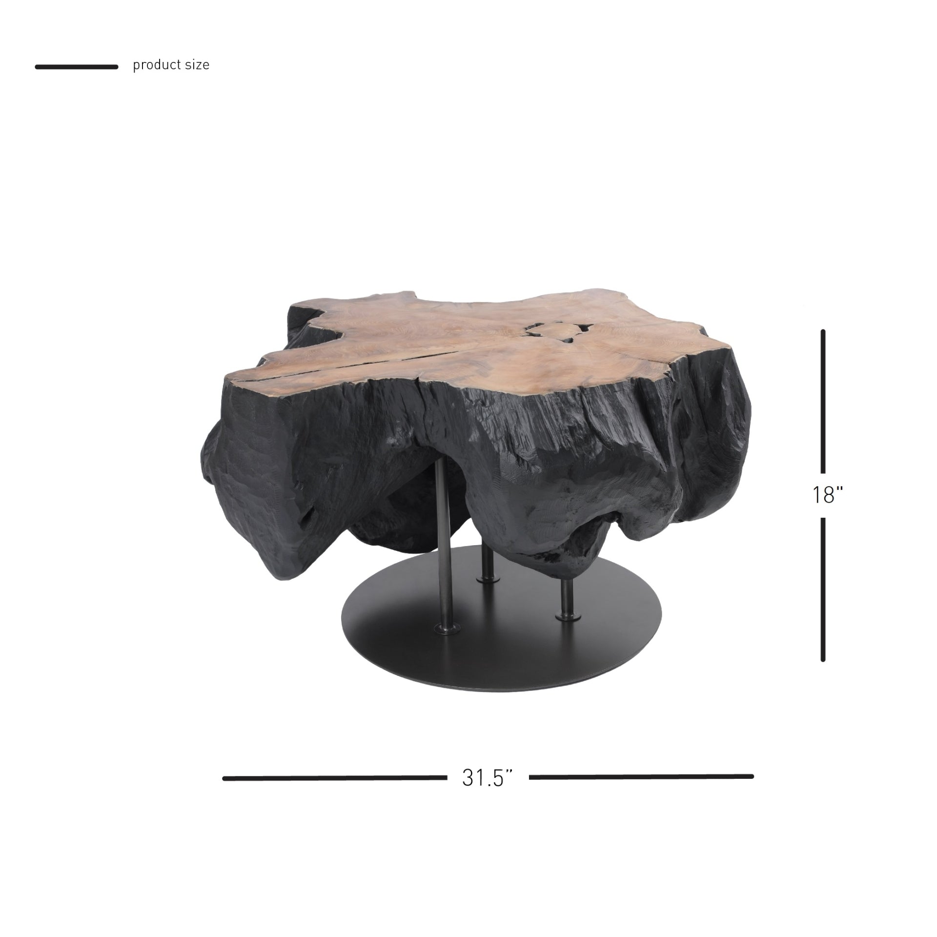 Lenna  31.5" Recycled Teak Root End/ Coffee Table - What A Room