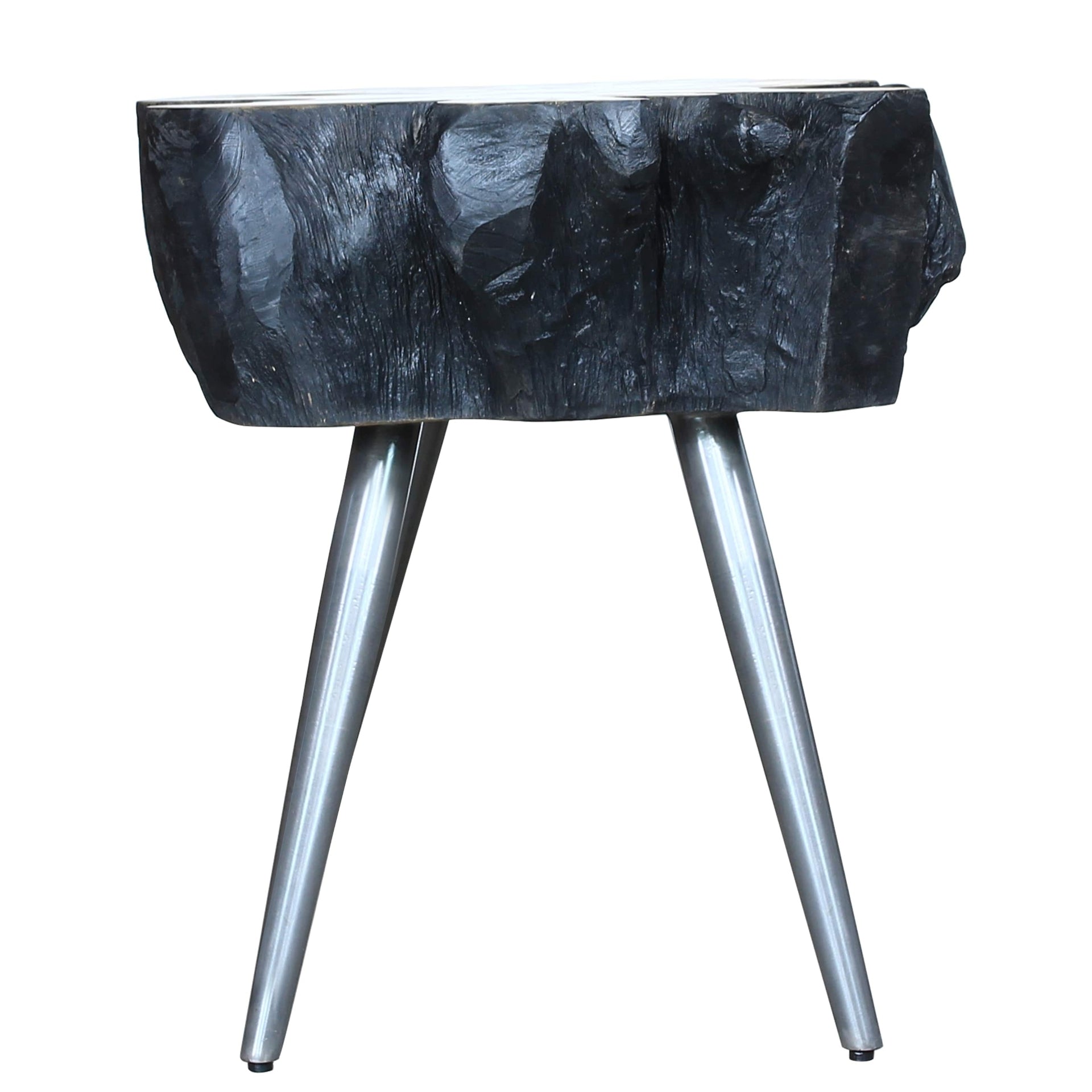 Anya Recycled Teak Root Side/ End Table - What A Room
