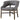 Sebastian Fabric Dining Side Chair Cement Gray w/ Gold Metal Tip Legs - What A Room