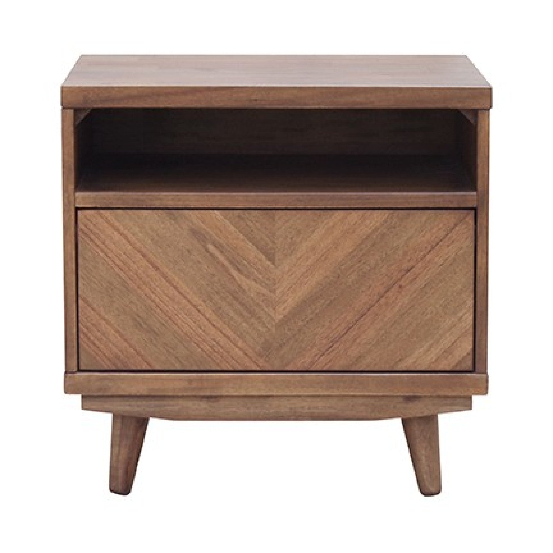 Piero KD Chevron Night Stand/ Side Table - What A Room