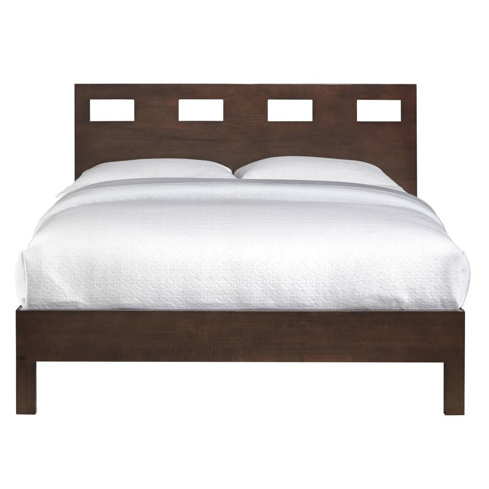 Nevis Riva Platform Bed in Espresso - What A Room