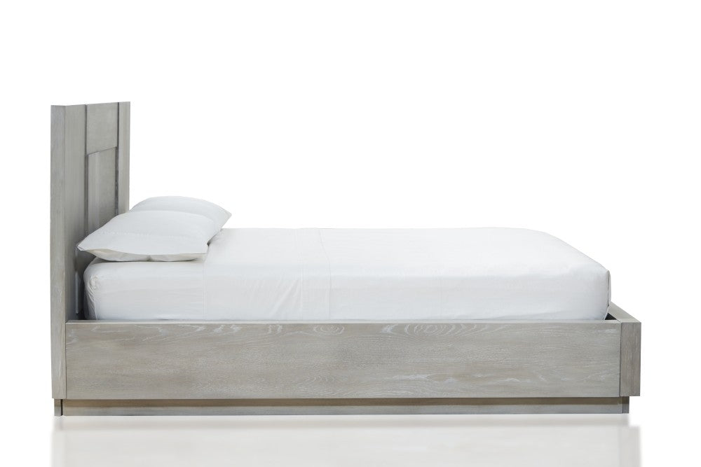 Destination Panel Bed in Cotton Grey - What A Room