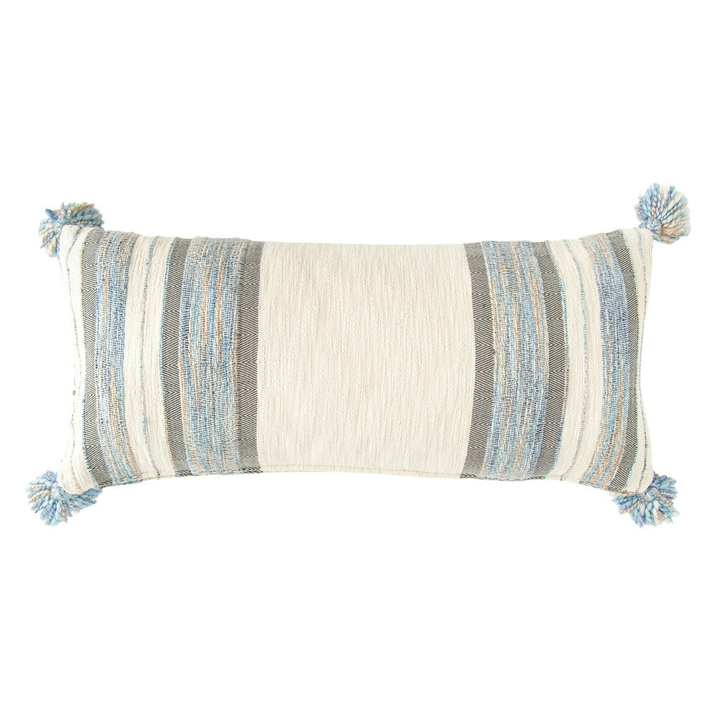 Strinking pillow - 36"x 16" Woven Cotton Blend - Best Furniture Store in San Jose