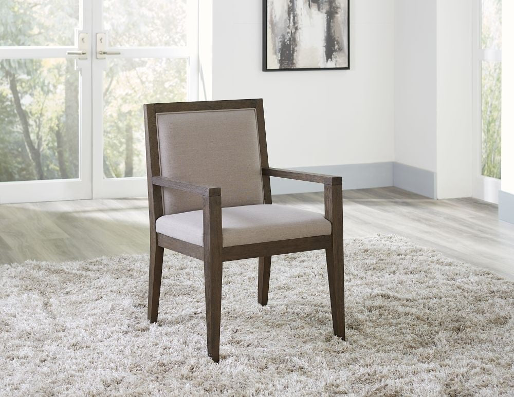 Modesto Wood Framed Arm Chair - What A Room