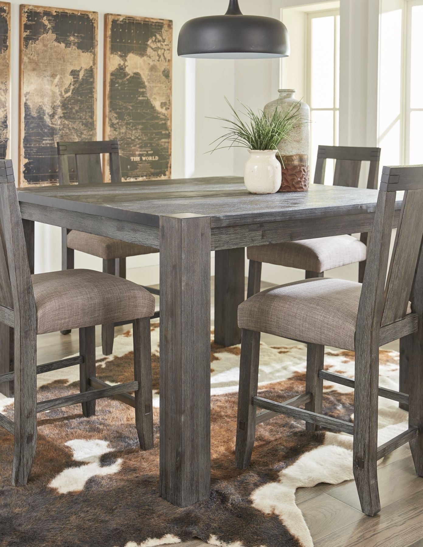 Meadow Solid Wood Upholstered Kitchen Counter Stool - What A Room