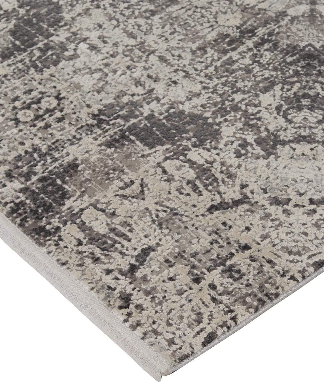 Cupertino and Santa Clara Home Furnishings - Abstract patterened rug with architectural influences