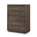 Melbourne Five Drawer Chest in Dark Pine - What A Room