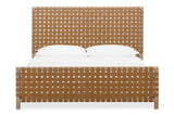 Dorsey Woven Panel Bed in Granola and Ginger - What A Room