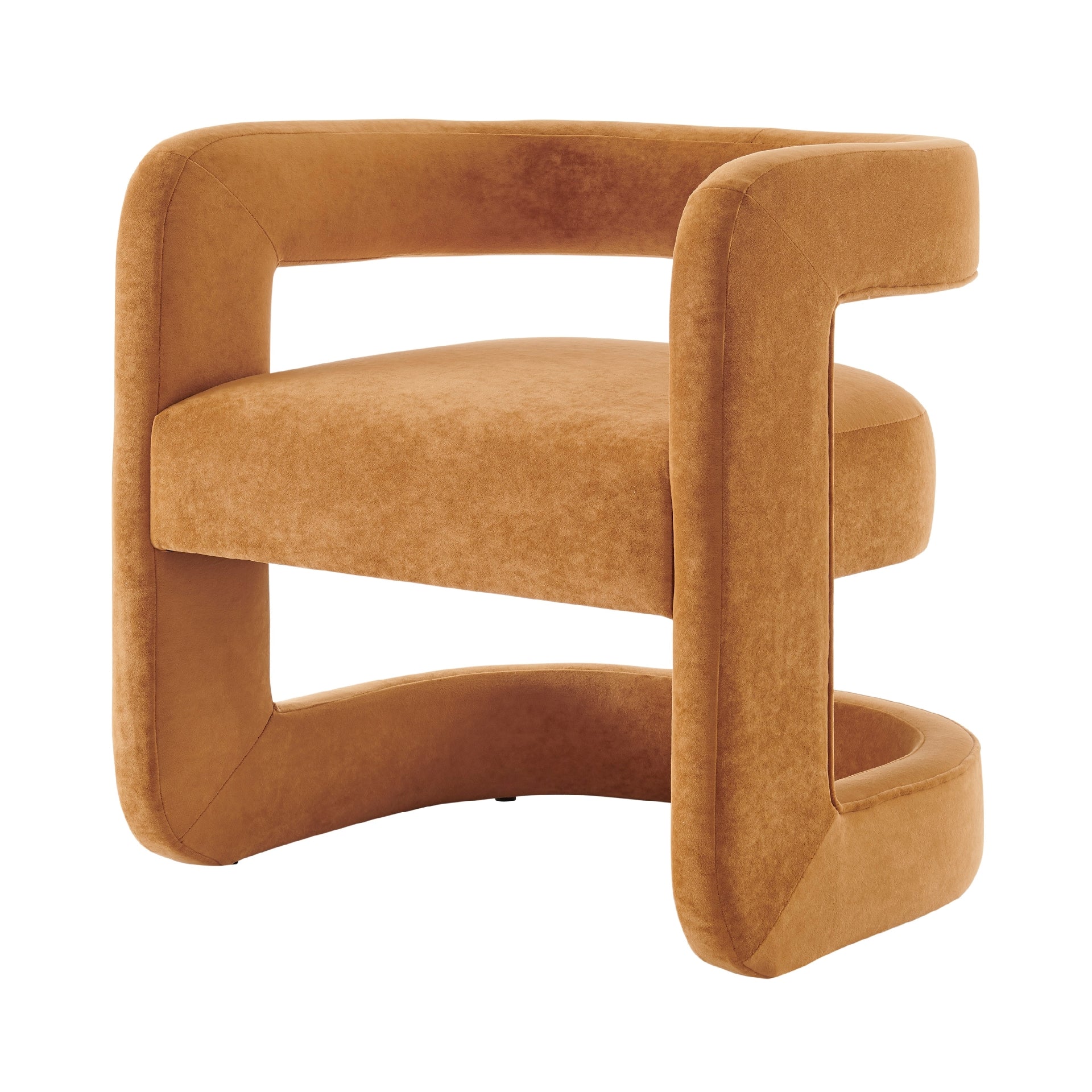 Althea Velvet Accent Arm Chair - What A Room