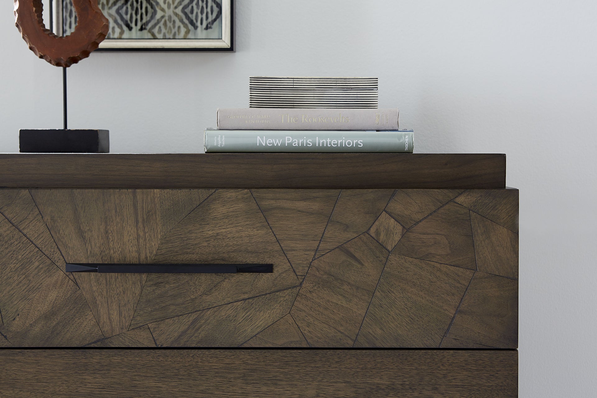 Broderick Five-Drawer Chest  in Wild Oats Brown - What A Room