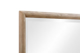 Dorsey Solid Wood and Glass Mirror in Granola - What A Room
