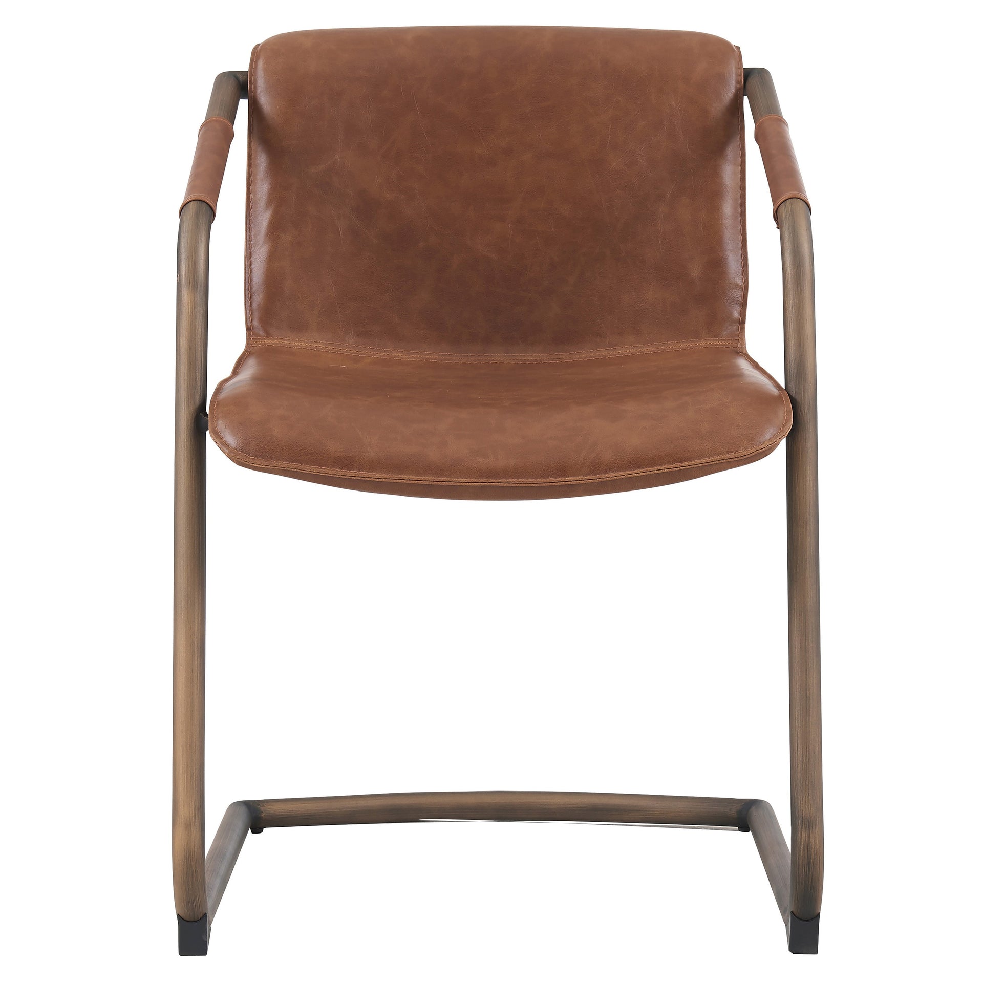 Indy  Dining Side Chair Rubbed Gold Frame - What A Room