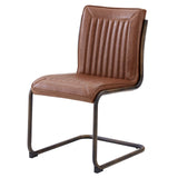 Cooper  Dining Side Chair Rubber Gold Frame - What A Room