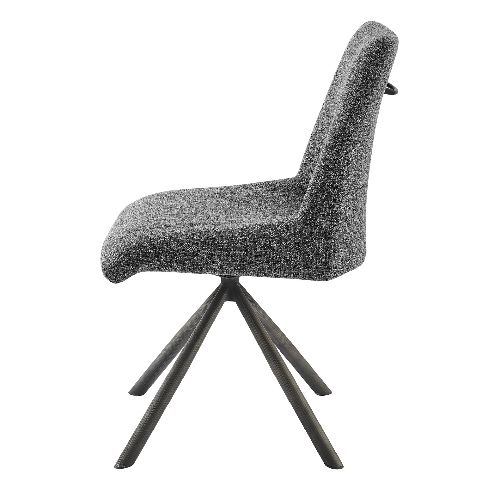 Viona  Chenille Swivel Dining Side Chair (Set of 2) - What A Room