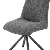 Viona  Chenille Swivel Dining Side Chair (Set of 2) - What A Room
