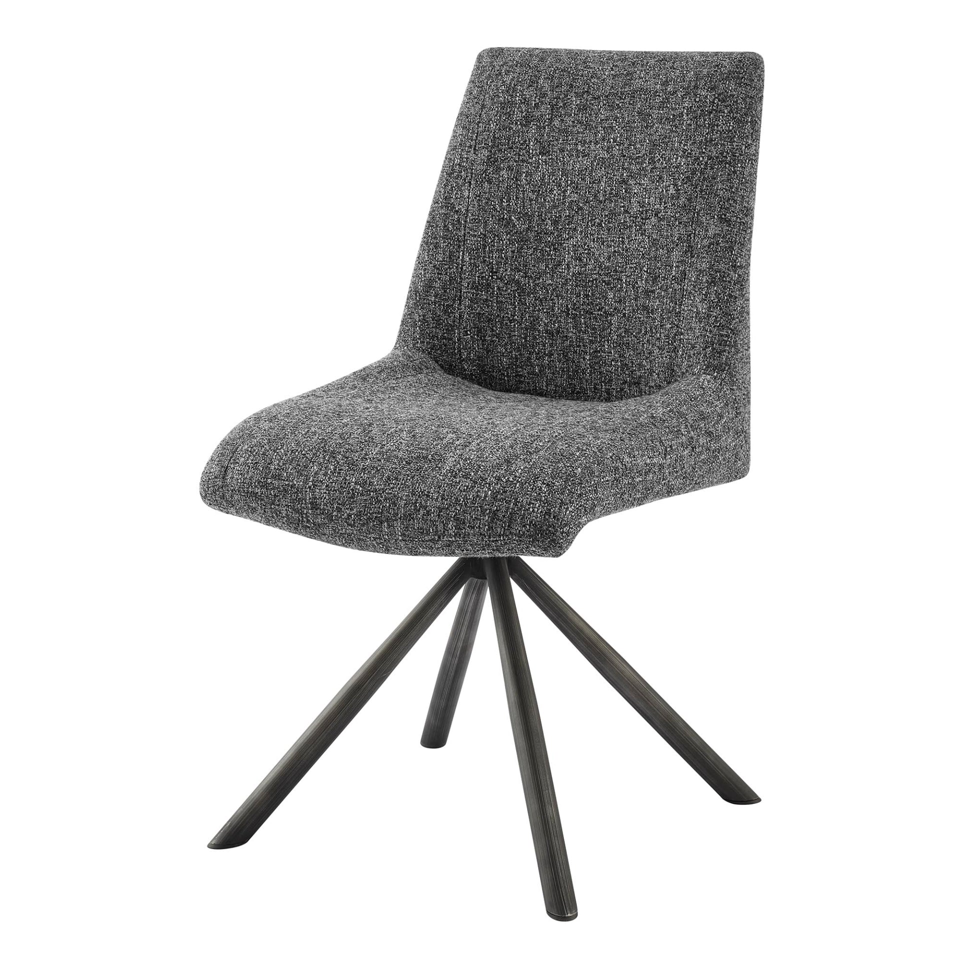Viona  Chenille Swivel Dining Side Chair (Set of 2) - What A Room