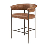 Kaiden  Faux Leather Counter Stool (Set of 2) - What A Room