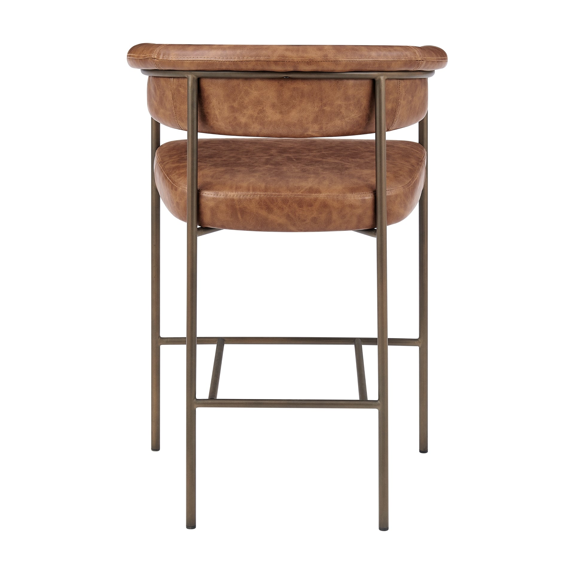 Kaiden  Faux Leather Counter Stool (Set of 2) - What A Room