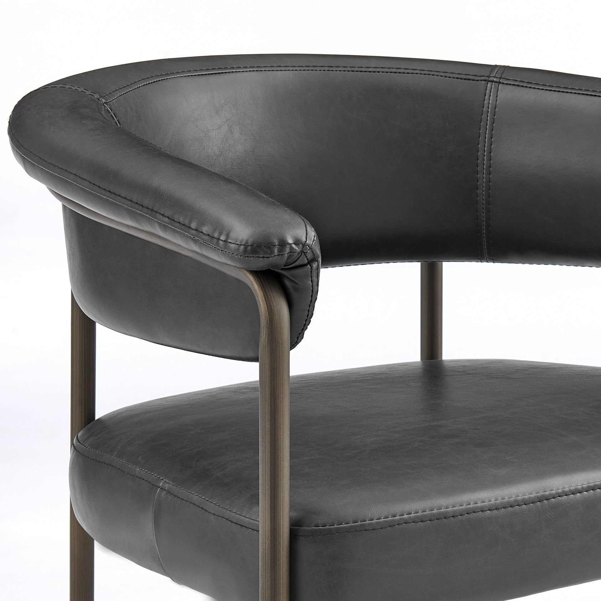 Kaiden  Faux Leather Counter Stool (Set of 2) - What A Room