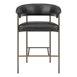 Kaiden  Faux Leather Counter Stool (Set of 2) - What A Room