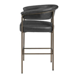Kaiden  Faux Leather Counter Stool (Set of 2) - What A Room