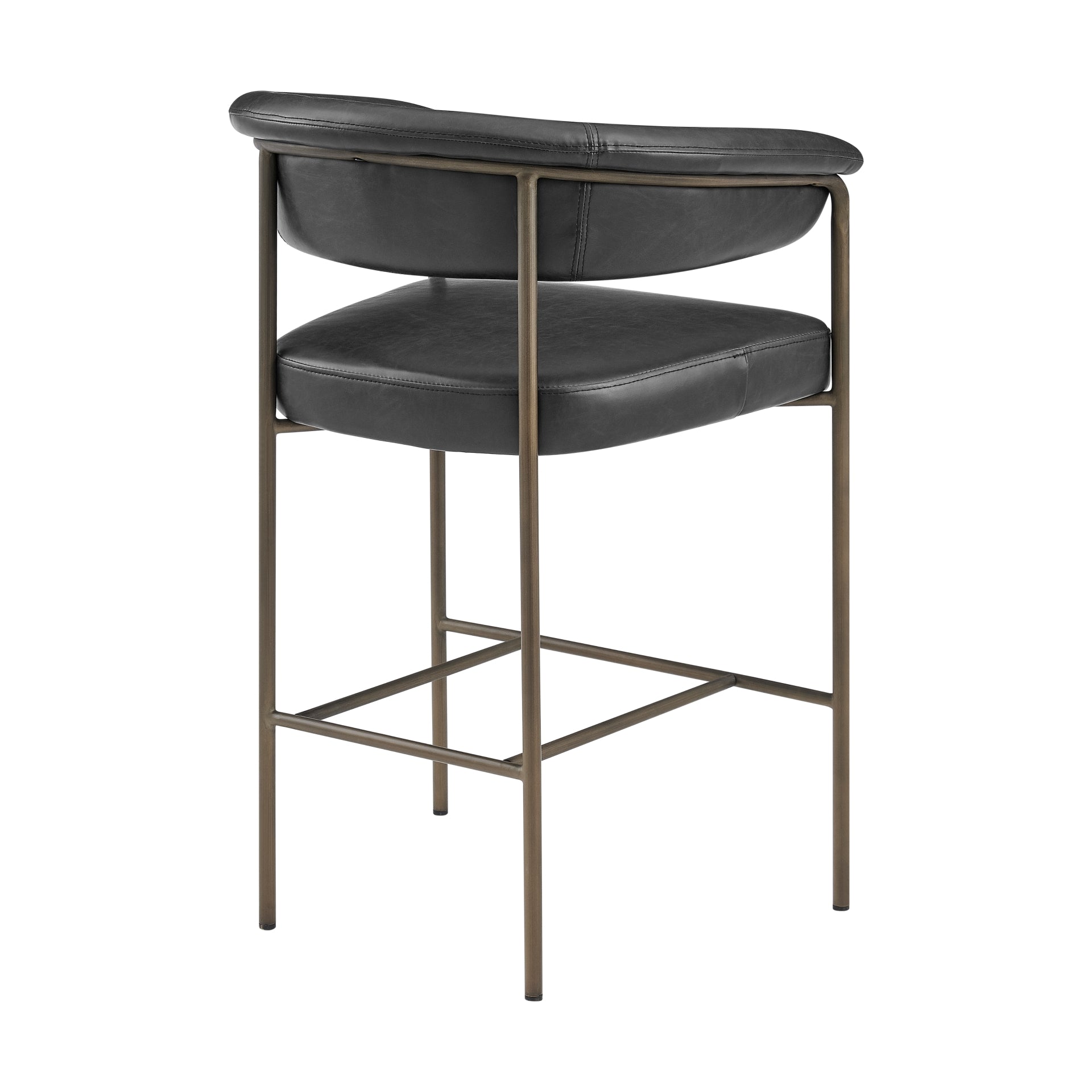 Kaiden  Faux Leather Counter Stool (Set of 2) - What A Room
