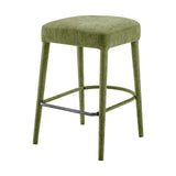 Rylee  Chenille Backless Counter Stool (Set of 2) - What A Room