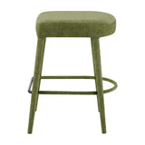 Rylee  Chenille Backless Counter Stool (Set of 2) - What A Room