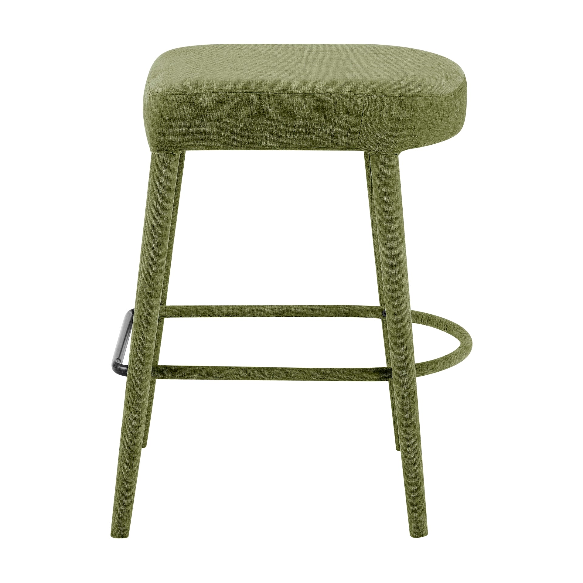 Rylee  Chenille Backless Counter Stool (Set of 2) - What A Room